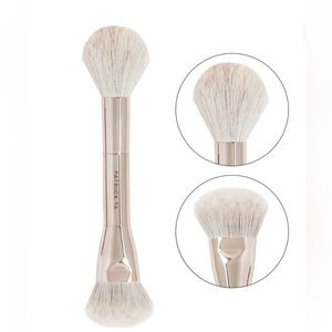 Patrick Ta Dual-Ended Brush - Silver and Cream